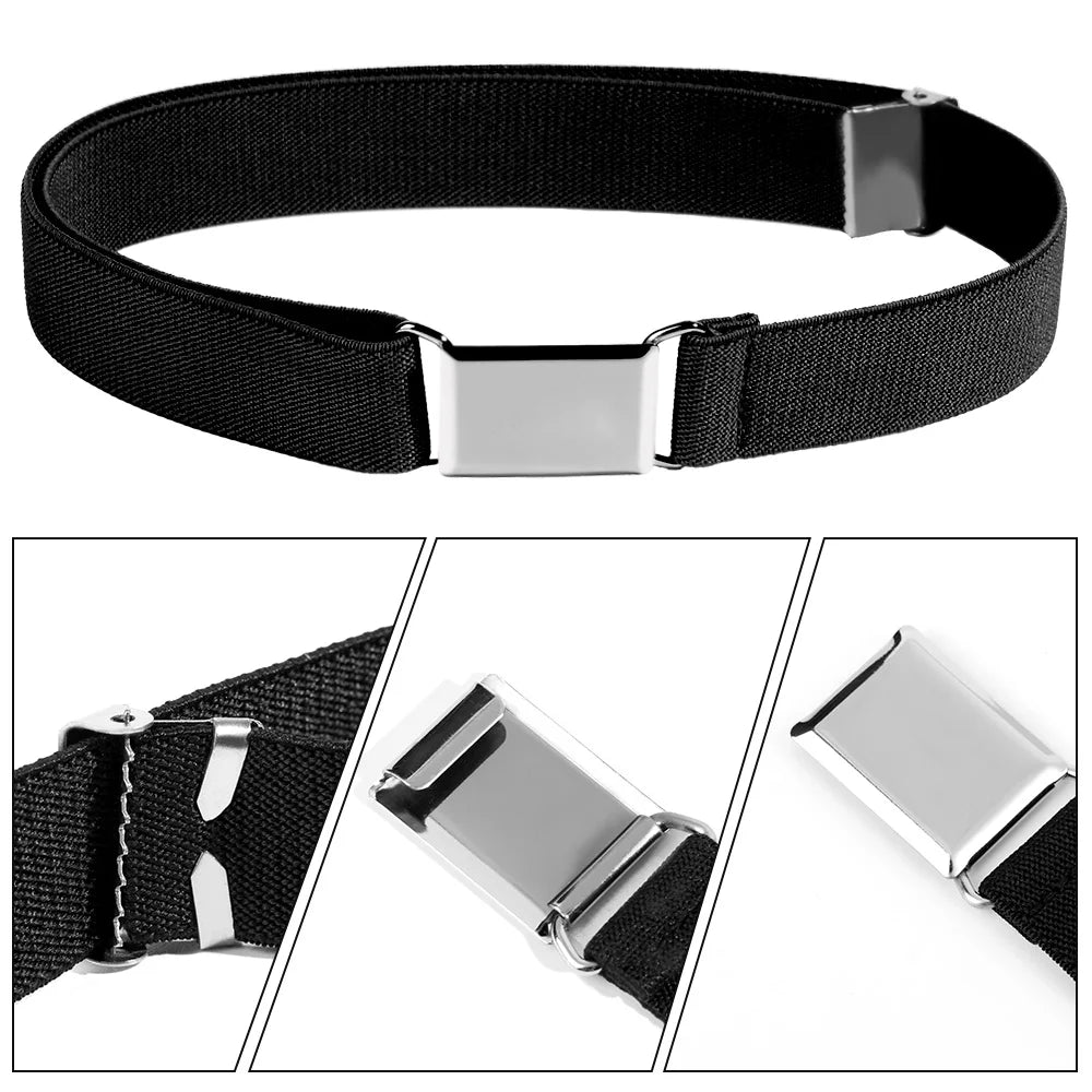 Adjustable Elastic Canvas Waistband Belts For Kids