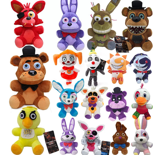 Five Night At Freddy  Cute Plush Toys Game Doll 18cm Bonnie Bear Foxy Cartoon Stuffed Dolls Freddy Toys For Children Gifts