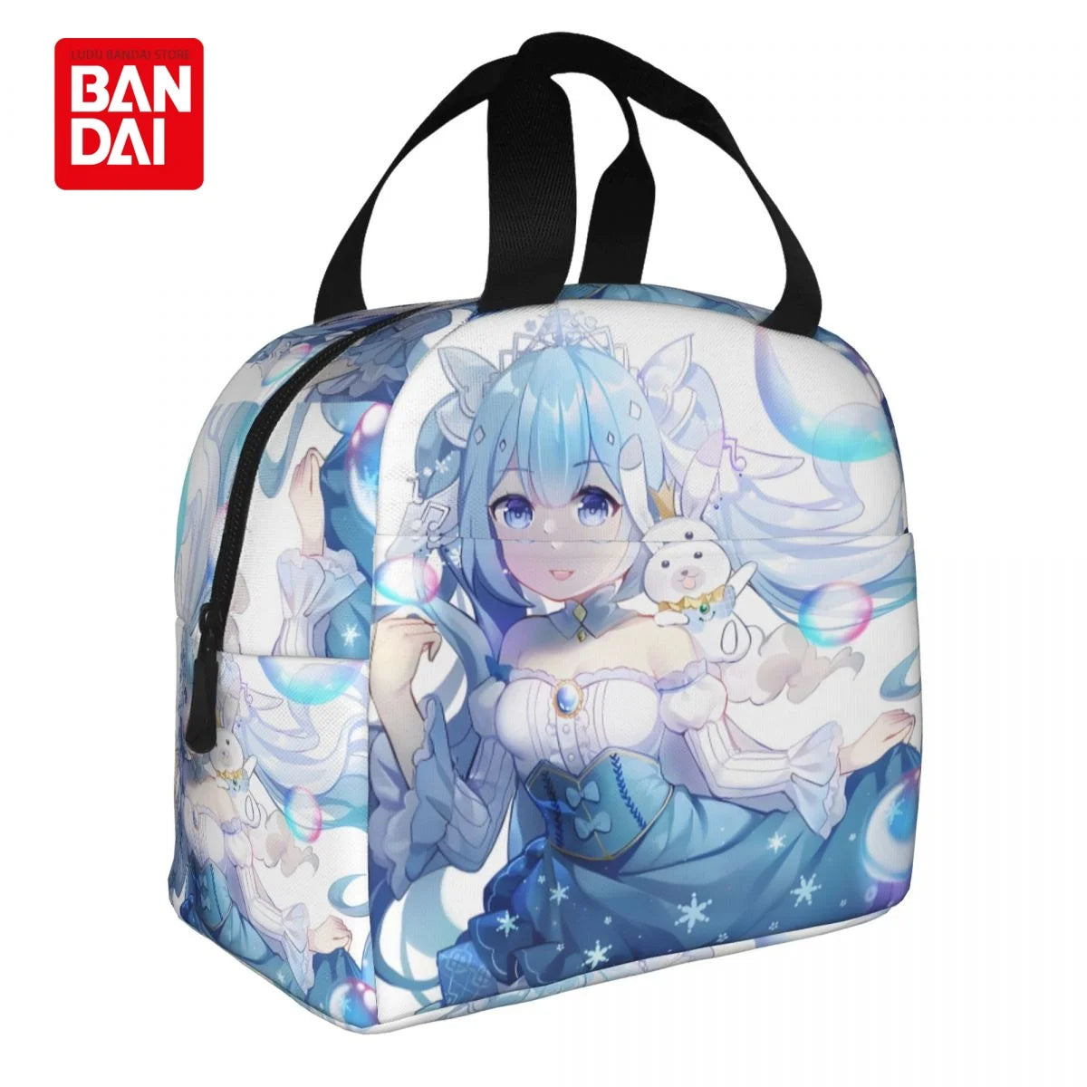Hatsune Miku Insulated Lunch Bag for School Kids Office Sac Lunch Portable Thermal Cooler Lunch Box Handbag Gift
