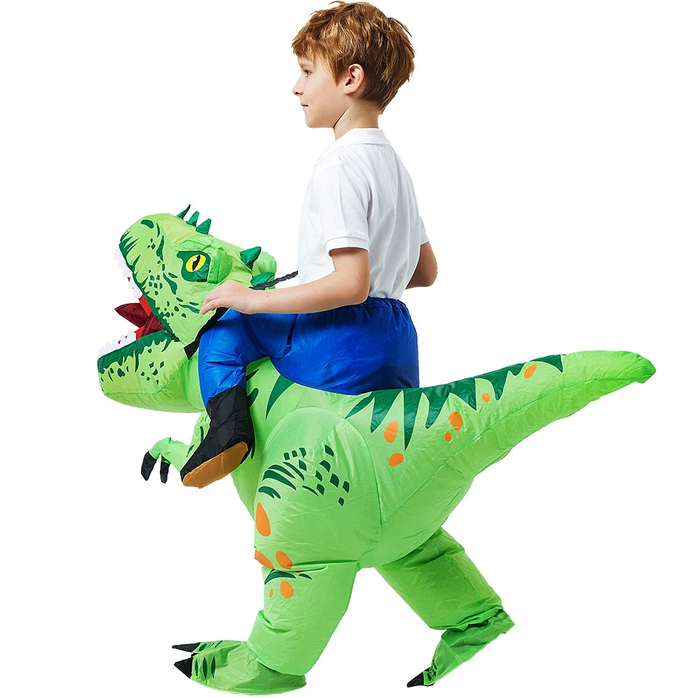 Child Kids Mascot Dinosaur Inflatable Costumes Unicorn Rooster Anime Dress Suits Purim Halloween Christmas Party Cosplay Costume