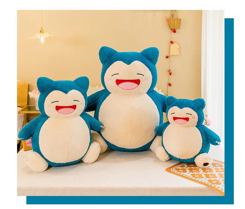Pokemon Cartoon Snorlax 35cm Plush Toy Anime Movie Pocket Monster New Rare Soft Stuffed Animal Doll For Xmas Gift
