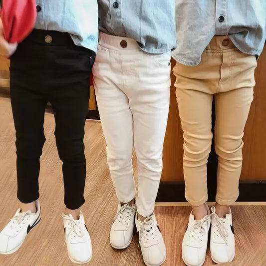 Boys Slim-fit Stretchable Casual Pants