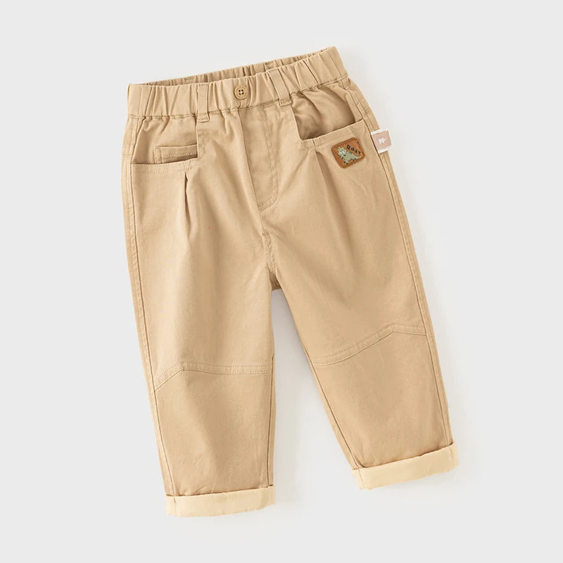 Kid's Cotton Khaki Casual Pants