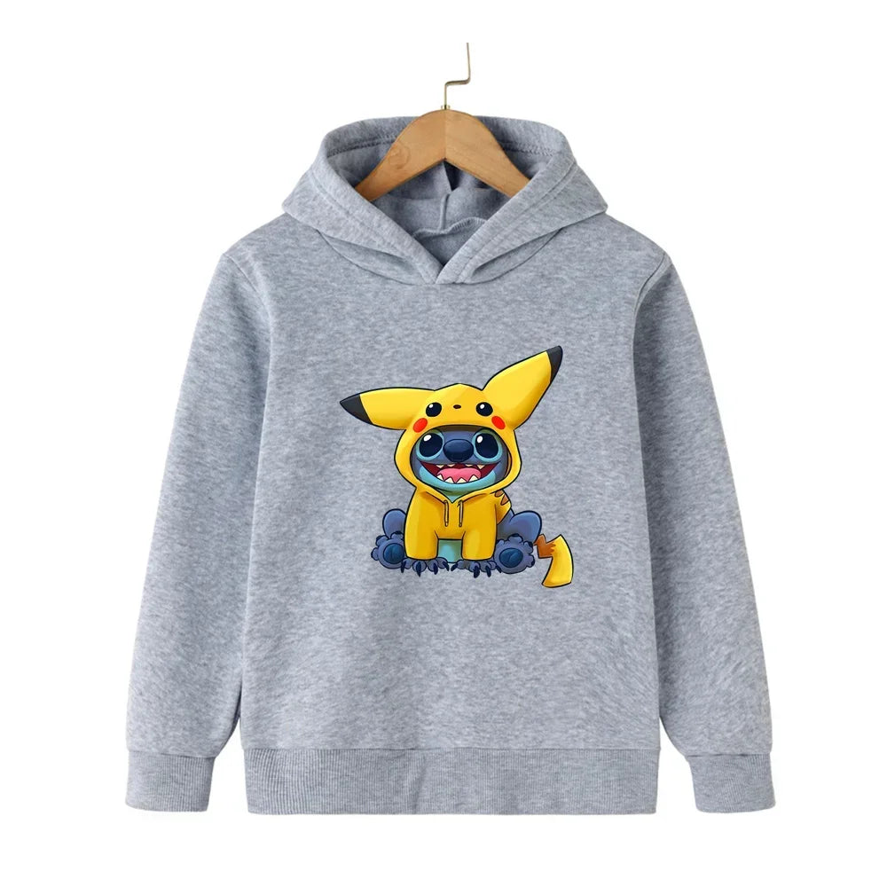 Lilo And Stitch Cartoon Hoodie For Children