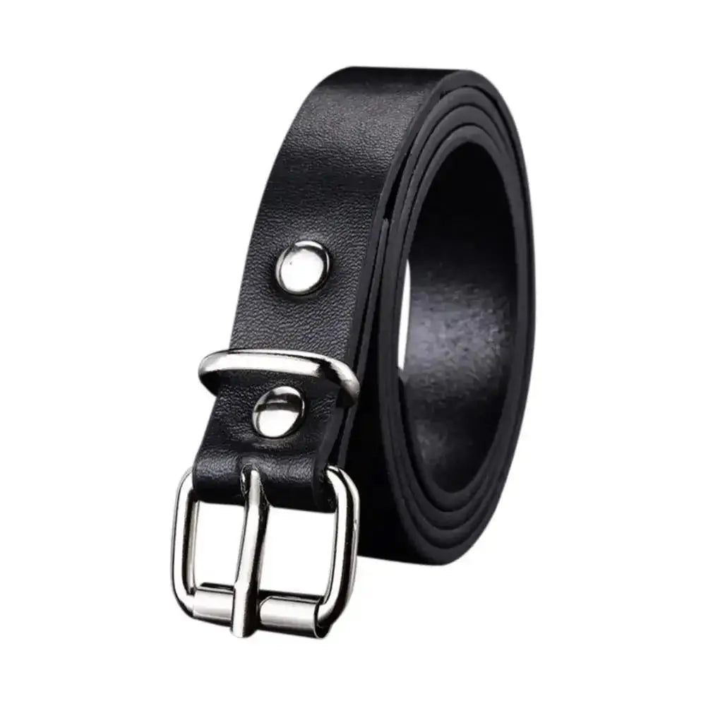 Children's PU Leather Metal Buckle Belts