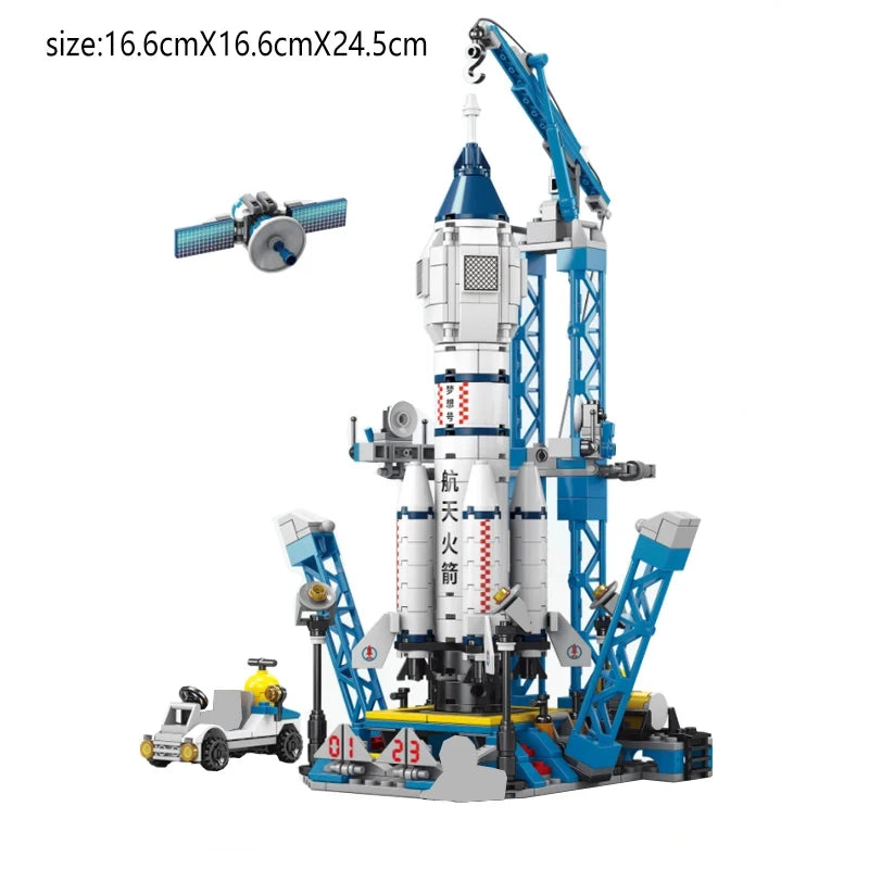 Rocket Launching Model Building Blocks