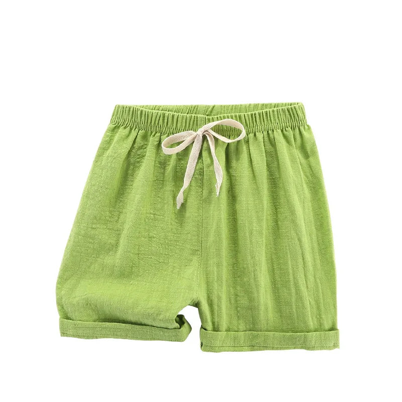 Girl's Linen Cotton Shorts