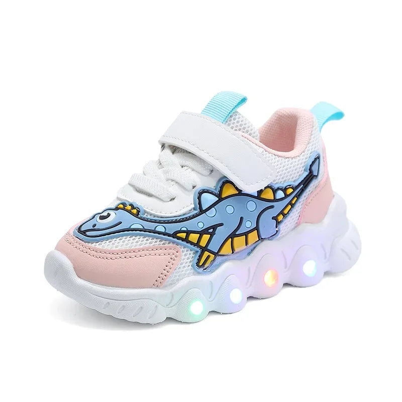 Children LED Cartoon Sneakers