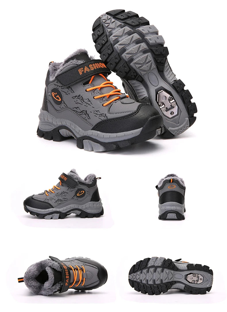 Children's Winter Hiking Cotton Shoes