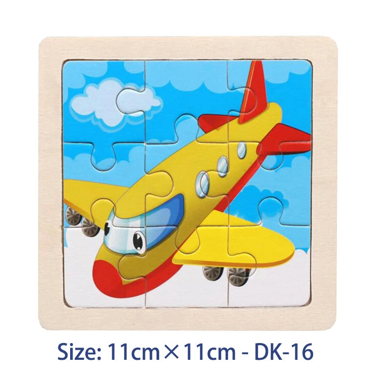 Montessori Educational Wooden Jigsaw Puzzles