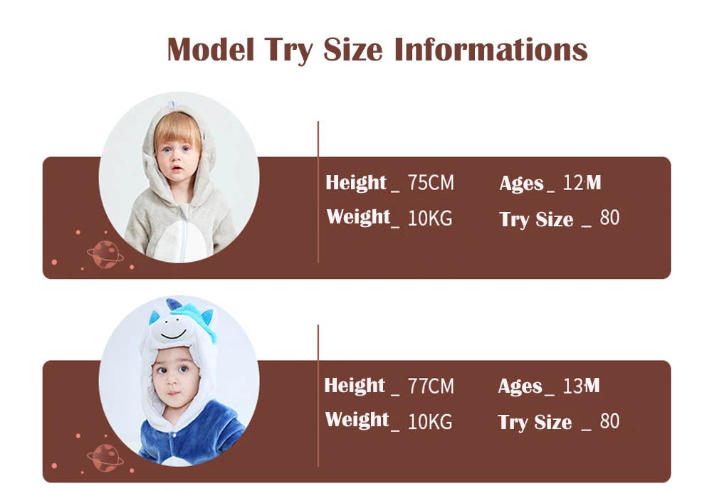 0 1 2 3 4 Years Kigurumi Pajamas for Toddler Baby Clothes Children Outfits Infant Dinosaur Unicorn Cat Monkey Cosplay Costumes