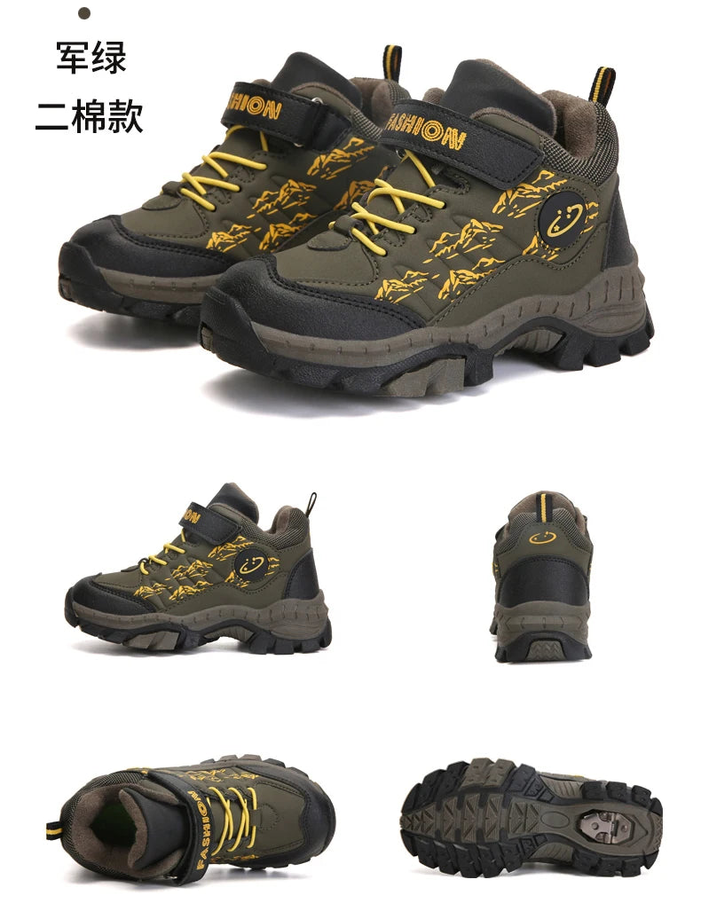 Children's Winter Hiking Cotton Shoes