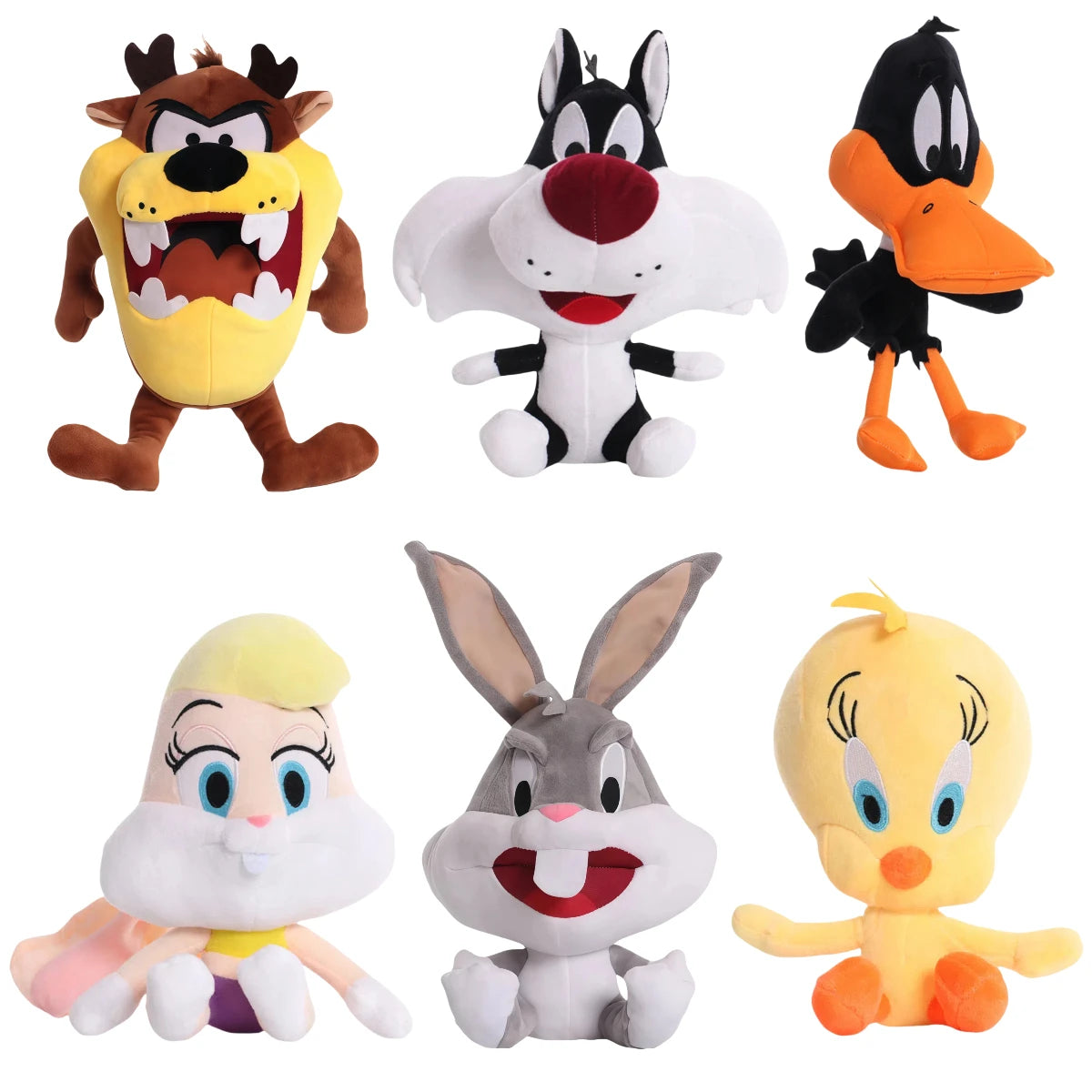 Looney Tunes Bugs Bunny Toy Action Figures Tweety Bird Lola Bunny Anime Cartoon Movie Peripheral Doll Kids Collectible Toys Gift