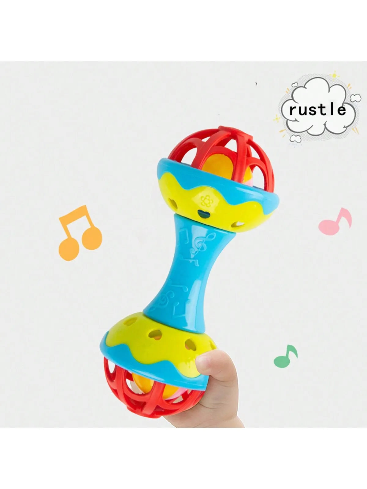 Toddler Double-headed Hand Rattles