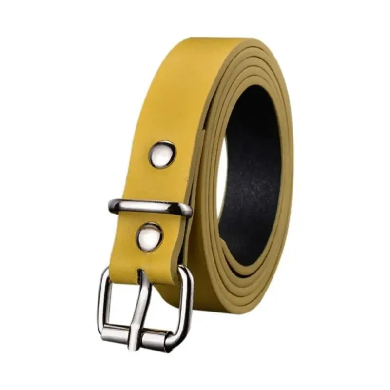 Children's PU Leather Metal Buckle Belts