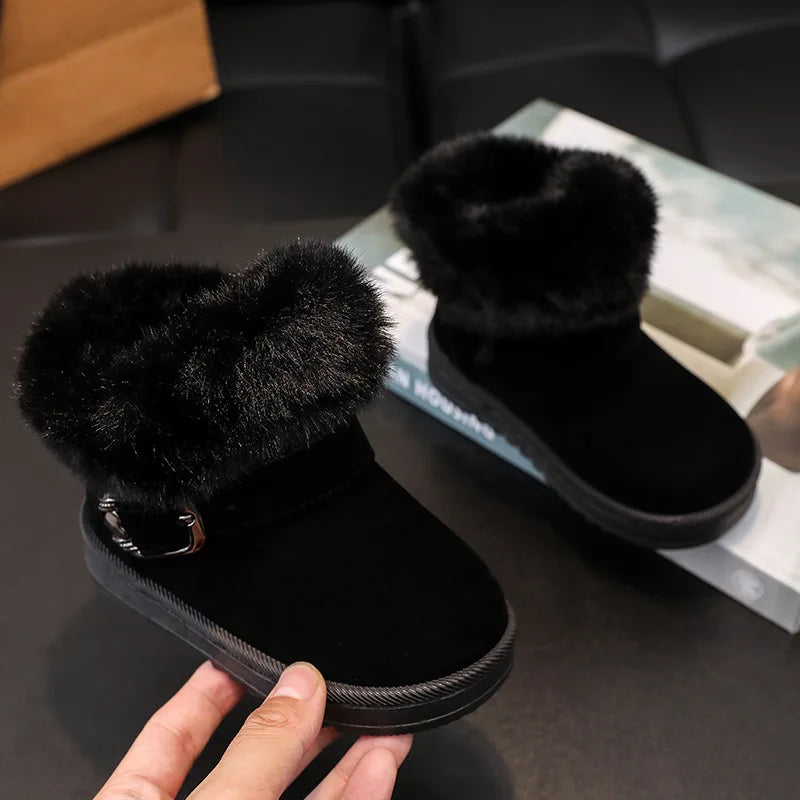 Kids Plush Snow Boots