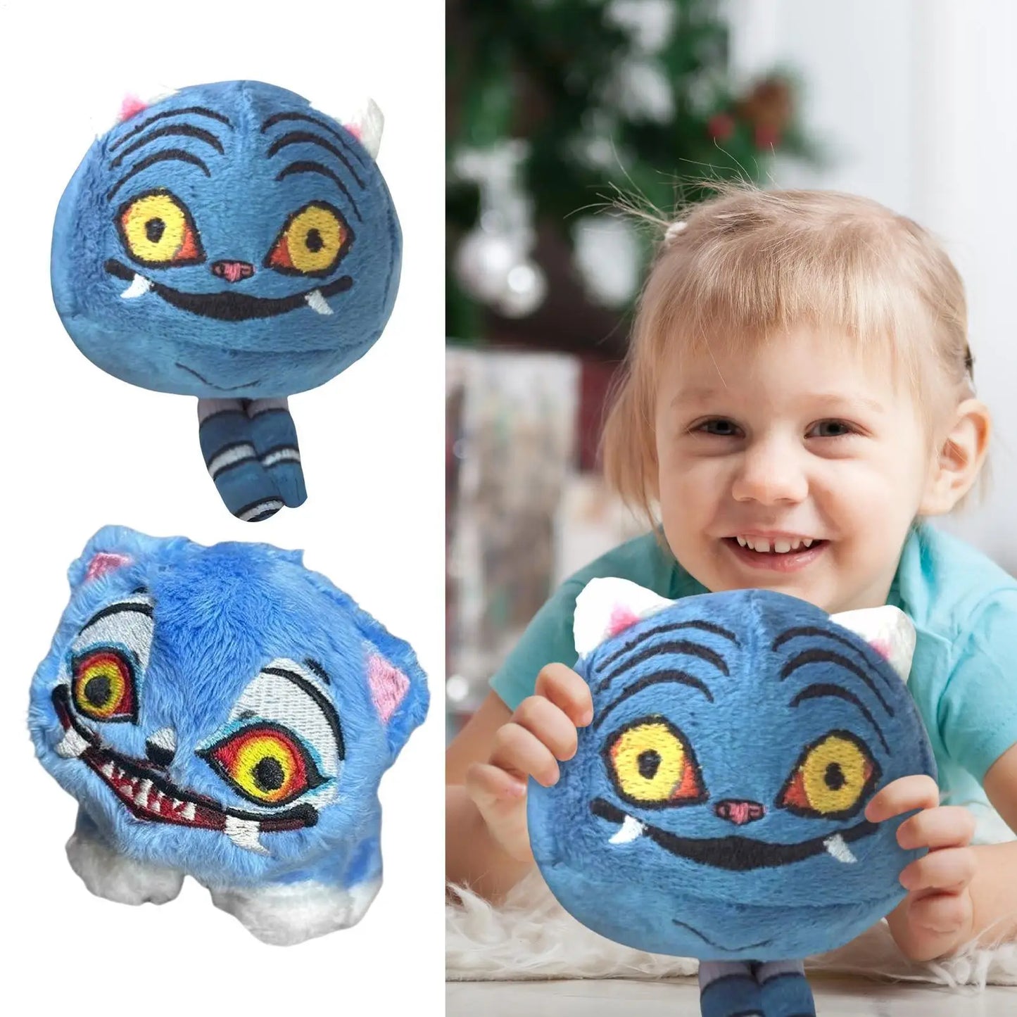 KPOP  DevilHunter Plush Doll Movie Character Plush Cartoon Plush Character Toy Black and White Bird Plush Toy Doll