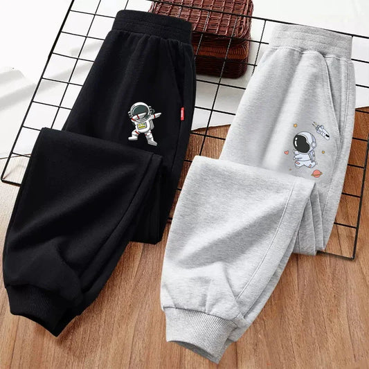 Children's Astronaut Cartoon Sweatpants