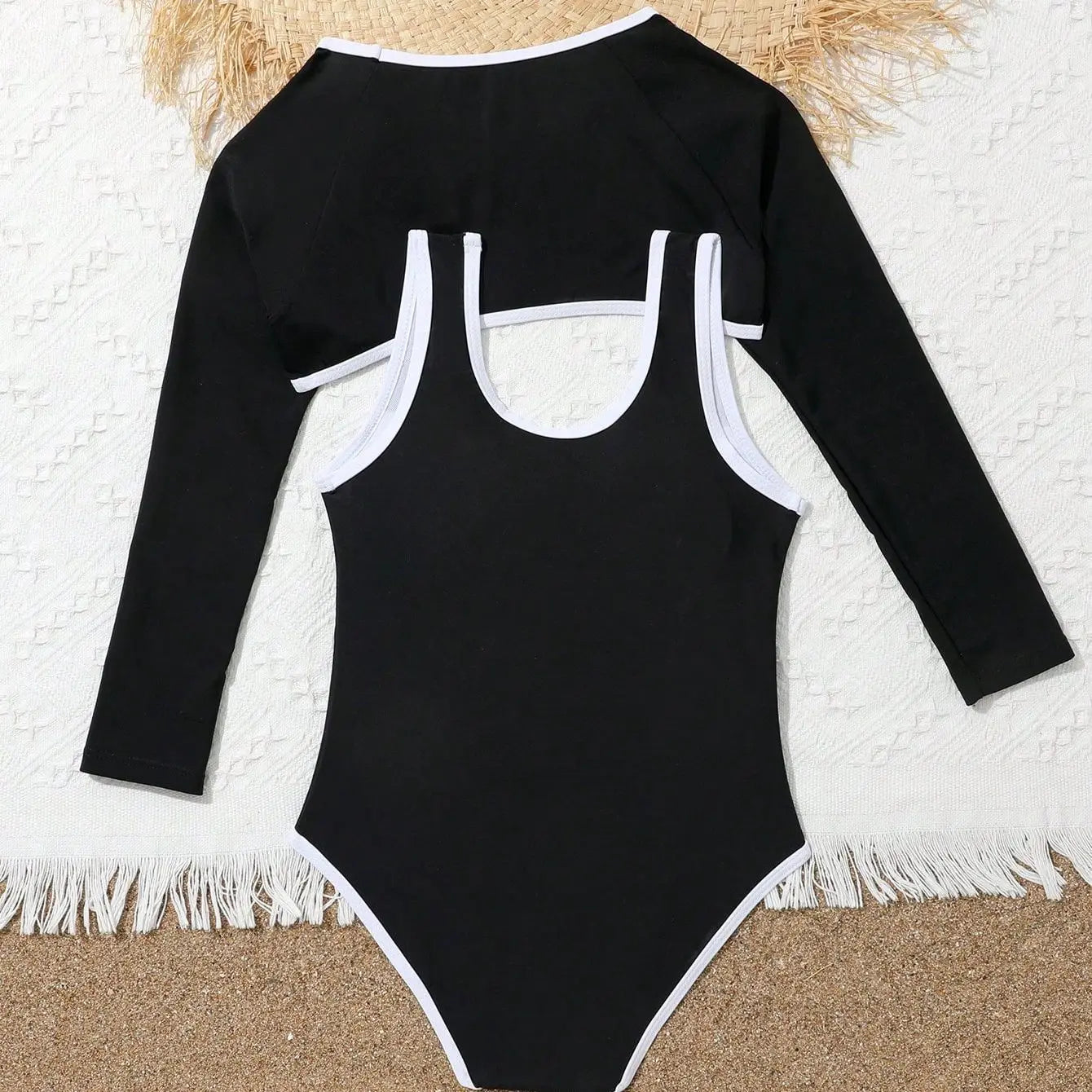 Long Sleeve Cover Up Swimsuit