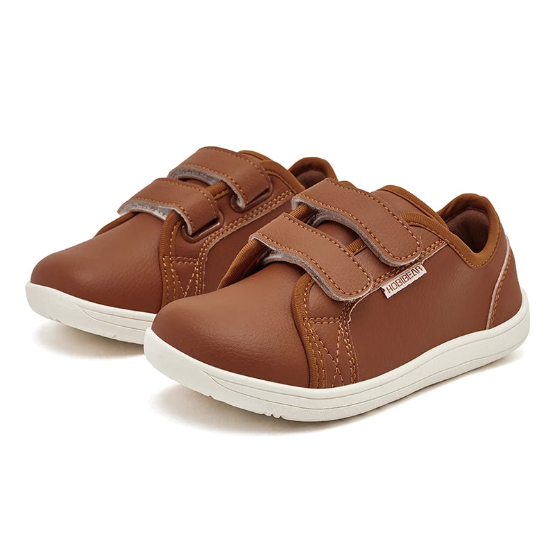 Kids Minimalist Artificial Leather Sneakers