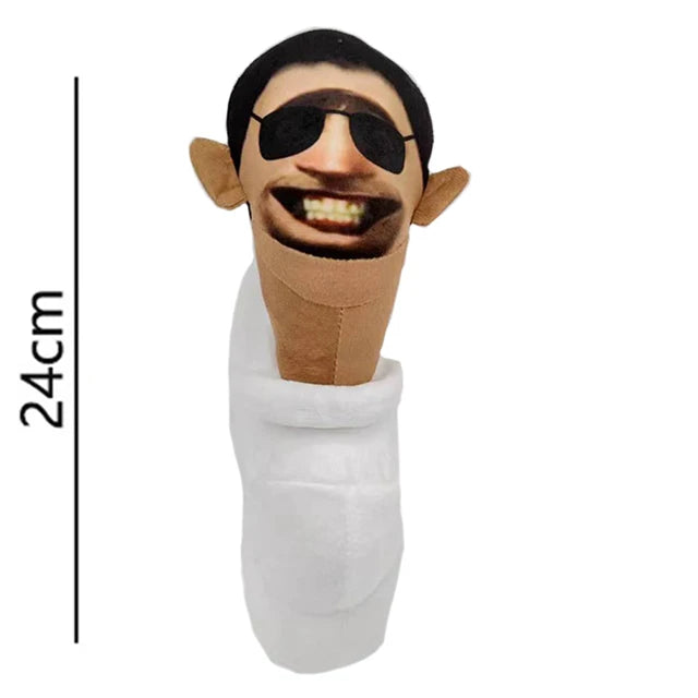 Skibidi Toilet Plush Toy Titans Drill Man Cameraman Tv Man Woman Speakerman Clock Speaker Man Plush Doll Soft Toy Stuffed Animal