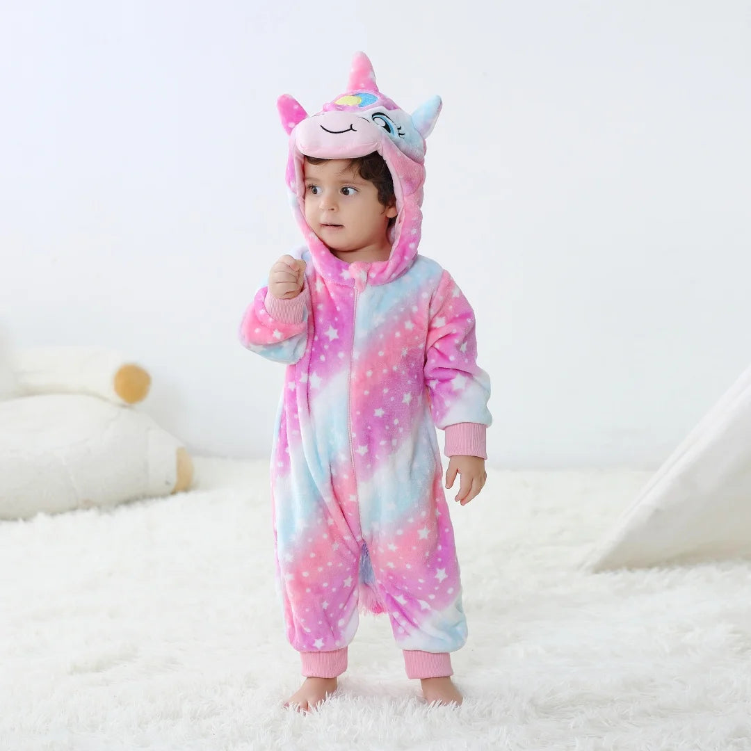 Newborn Animal Themed Jumpsuit