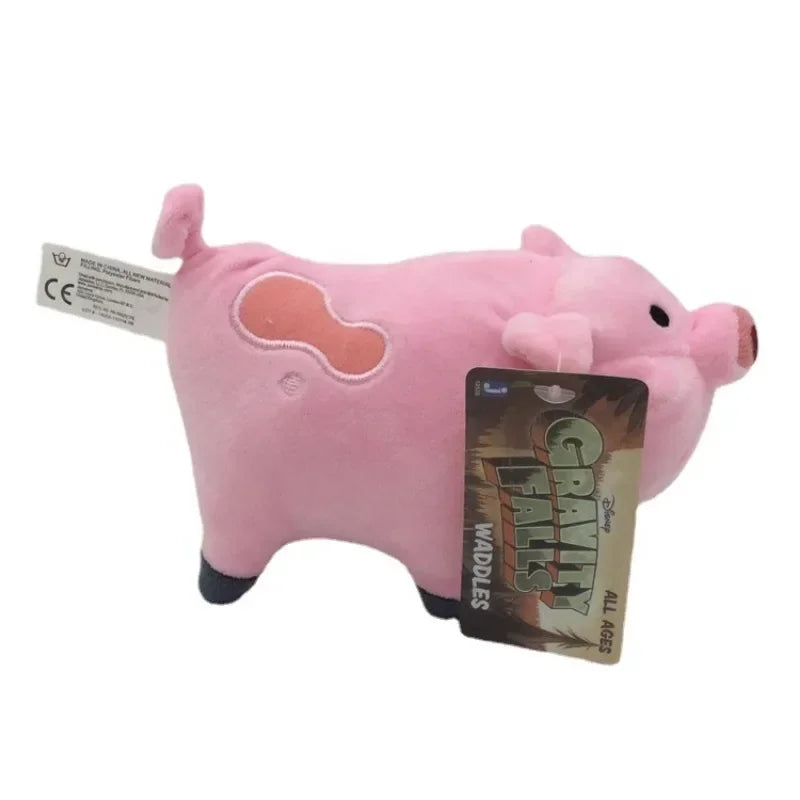 Disney Anime Movie Gravity Falls Figures Waddles Pig 18cm Plush Toy Cartoon Stuffed Animals Doll Toy for Girl New Year Xmas Gift