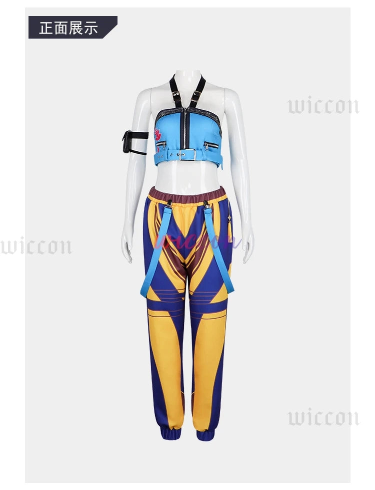 KPOP Huntrix Rumi Mira Zoey Cosplay Costume New Uniform Top Skirt Demon Hunters Superstar Girl Women Set Halloween Carnival