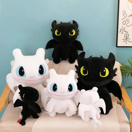 Movie Toothless Kawaii Little Flying Dragon Plush Toy Lying Posture Style Movies Toothless Doll Pillow Children Couple Christmas Birthday Gift