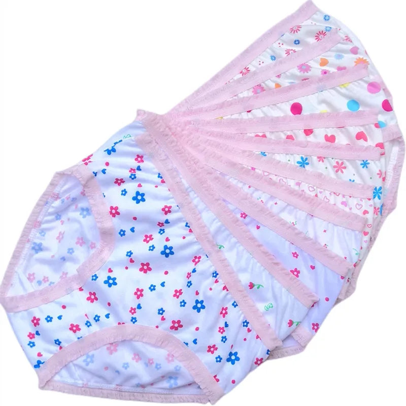 Girl's Soft Cotton Briefs 6pcs