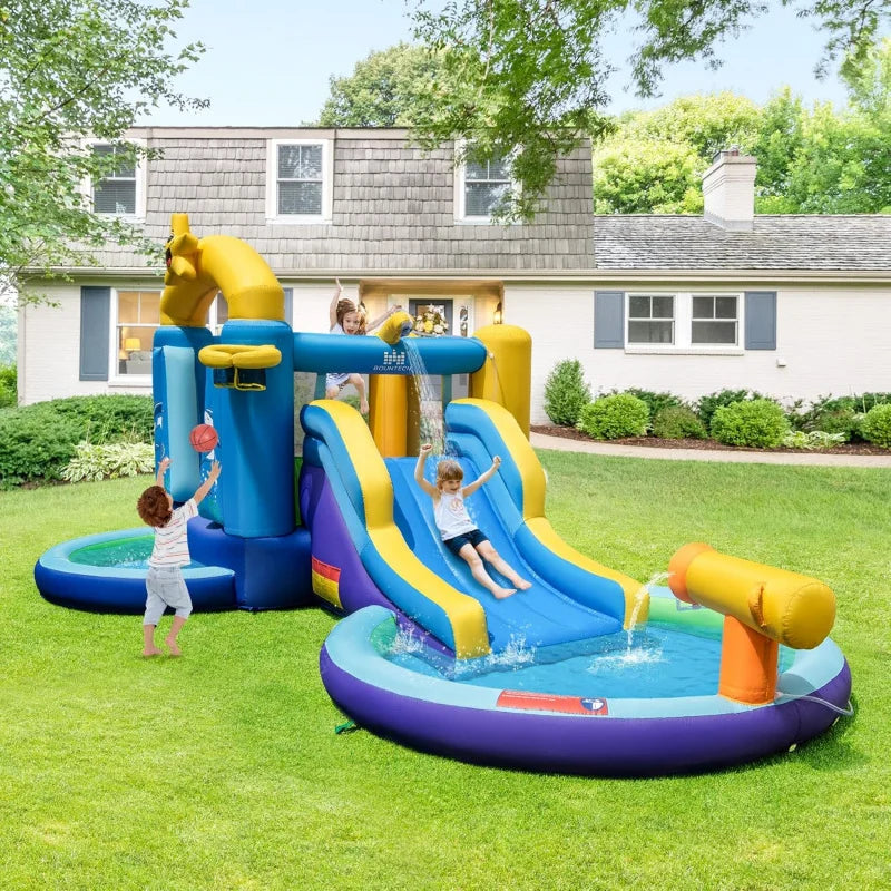 Outdoor Inflatable Slide Pool For Kids