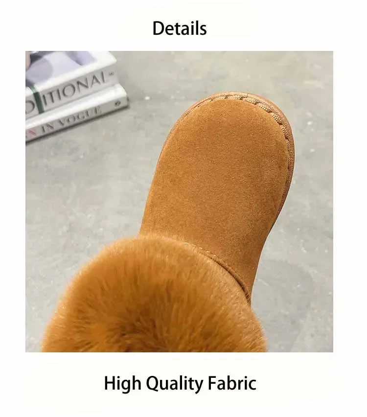 Soft Warm Cotton Snow Boots