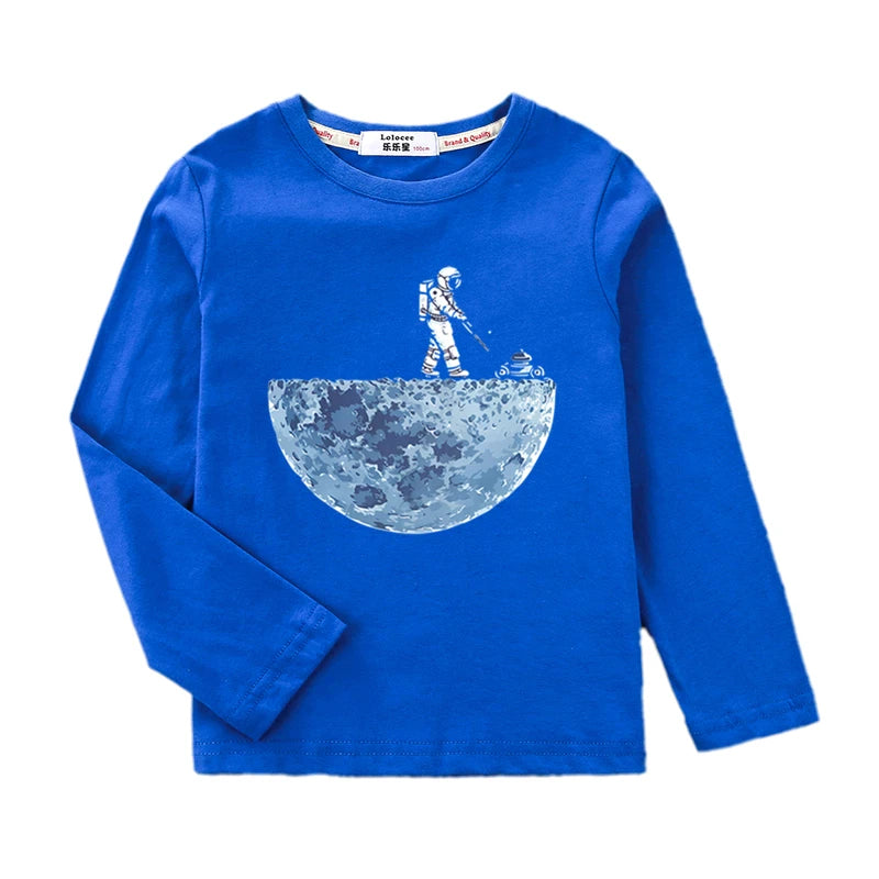 Boys Long Sleeved Astronaut  T-shirt