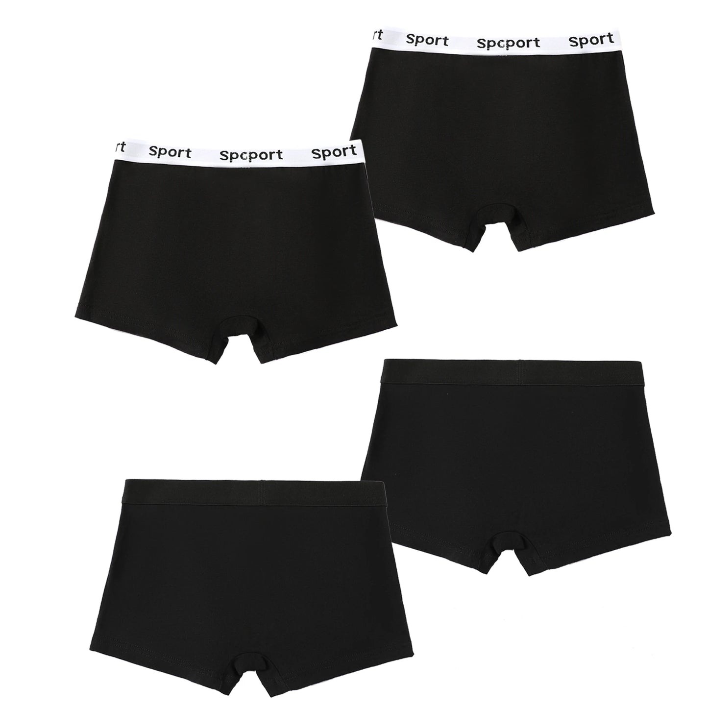4pcs Boy's Soft Breathable Briefs