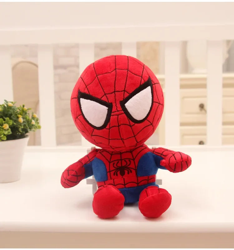 Marvel Cartoon Movie Anime Captain America Spider Man Iron Man Plushies Lovely Doll Cute Super Hero Plushies Gifts Kids