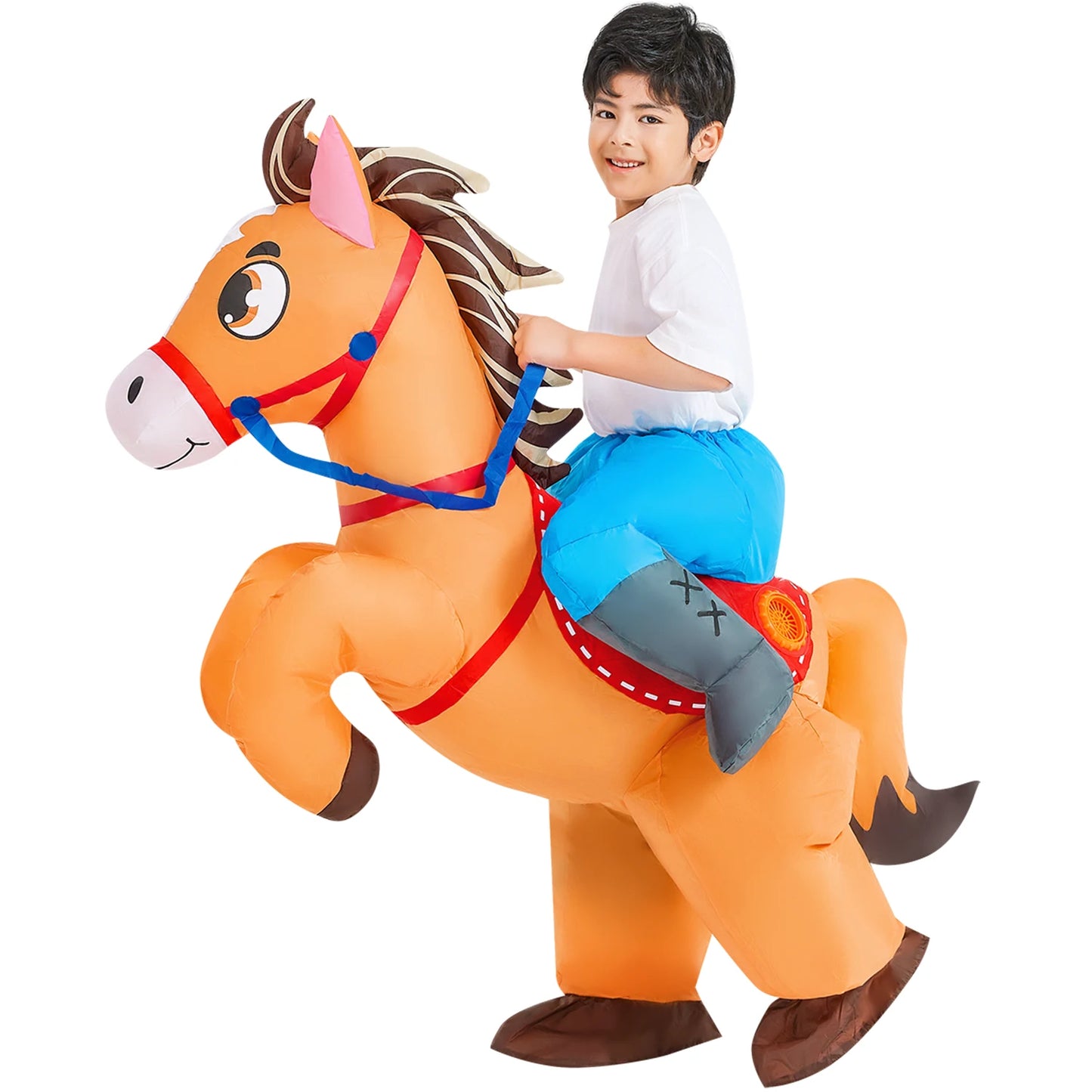 Child Kids Mascot Dinosaur Inflatable Costumes Unicorn Rooster Anime Dress Suits Purim Halloween Christmas Party Cosplay Costume