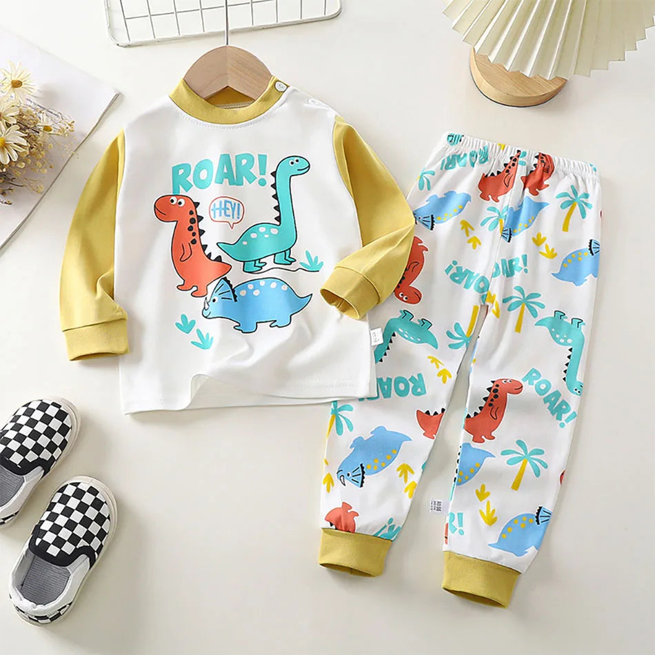 Children's Soft Comfort Cartoon Pajamas Sets