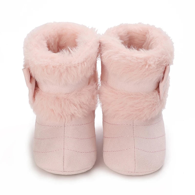 Baby Girls Winter Plush Comfort Snow Boots