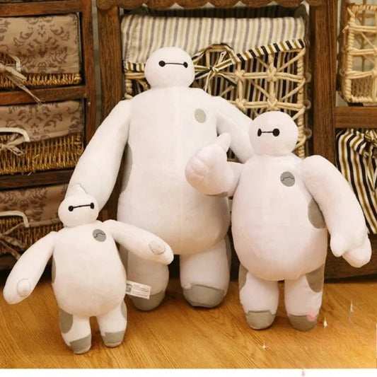 Big Hero 6 18cm Bay max Anime Plush Doll Cute Disney White Doll Pillow Movie Peripherals Birthday Gift for Children Stuffed Toys