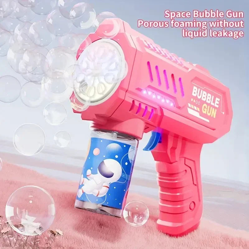 10 Holes Children Electric Bubble Gun