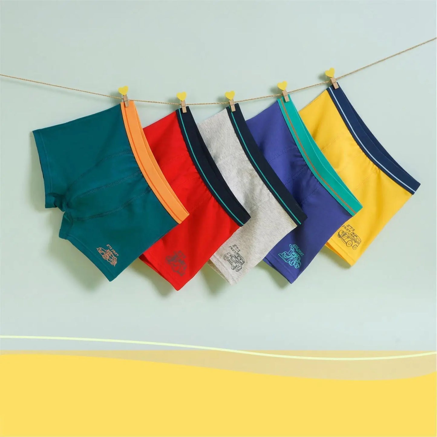 Boy's Cotton boxer 5-pack