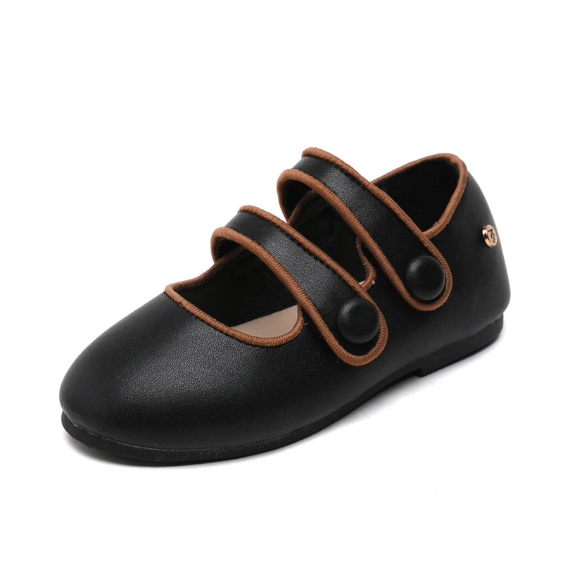 Girls Leather Dress Shoes