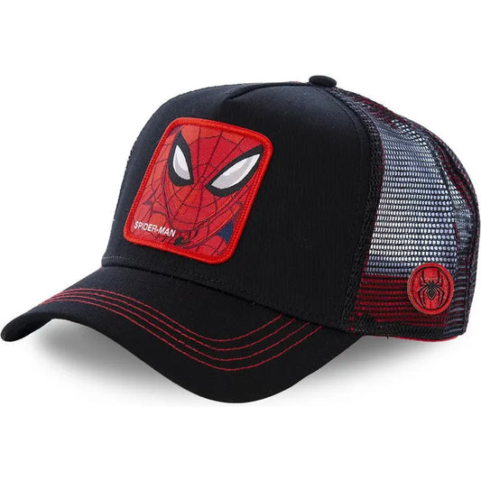 Marvel Anime Movies Sports Baseball Net Hat Superhero Spider-Man Iron Man Hulk Captain America Rocket Raccoon Venom Leisure Hat