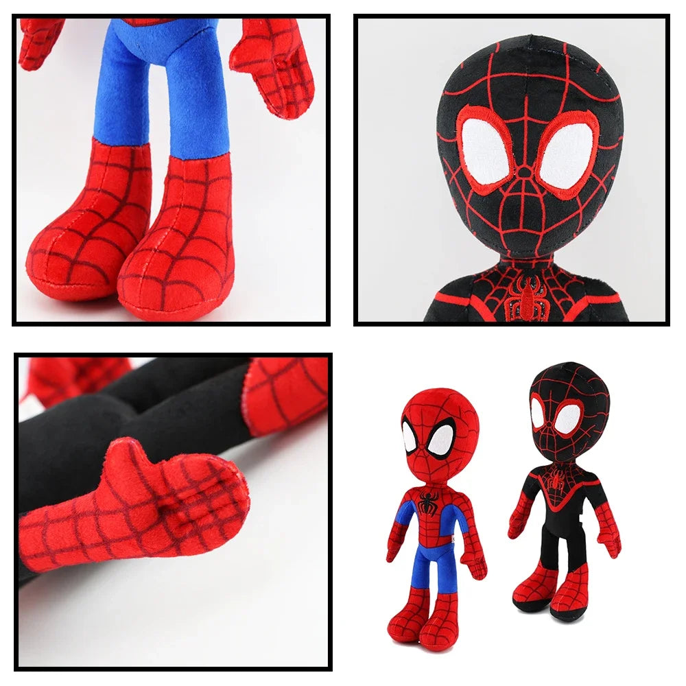 Marvel Movie The Avengers Anime Cartoon Figure 30cm Spider Man Fills Plush Toys Kawaii Cute Stuffed Dolls Child Christmas Gifts