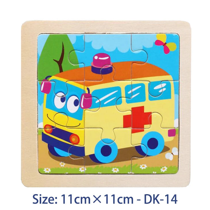 Montessori Educational Wooden Jigsaw Puzzles