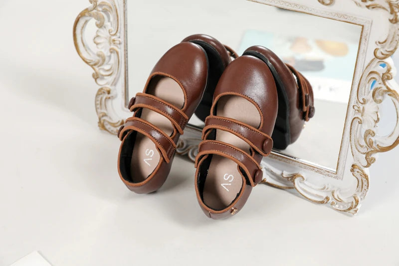 Girls Leather Dress Shoes