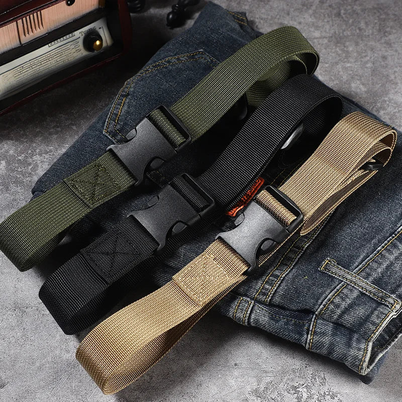 canvas buckle Camo belt