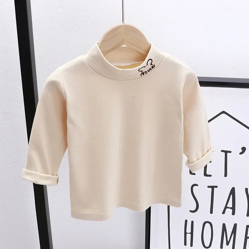 Girl's Long Sleeve Turtleneck Tees