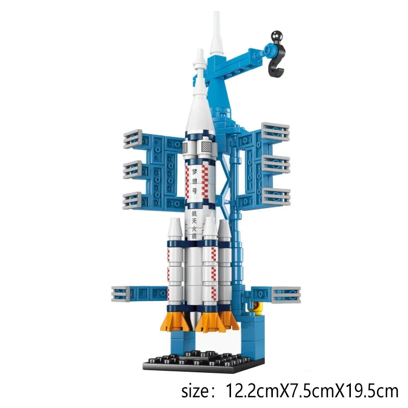 Rocket Launching Model Building Blocks