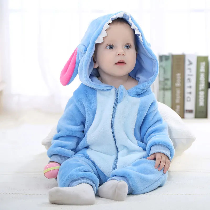 0 1 2 3 4 Years Kigurumi Pajamas for Toddler Baby Clothes Children Outfits Infant Dinosaur Unicorn Cat Monkey Cosplay Costumes
